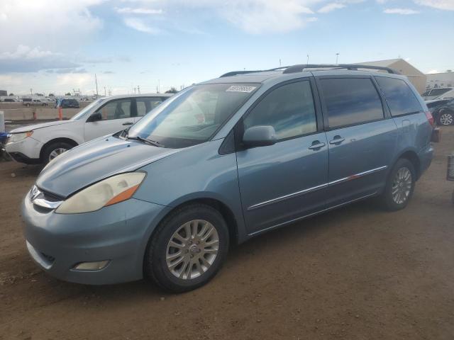 TOYOTA SIENNA XLE 2008 blue sports v gas 5TDBK22C08S009733 photo #1