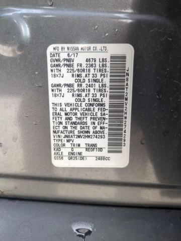 2017 NISSAN ROGUE S - JN8AT2MV2HW274293