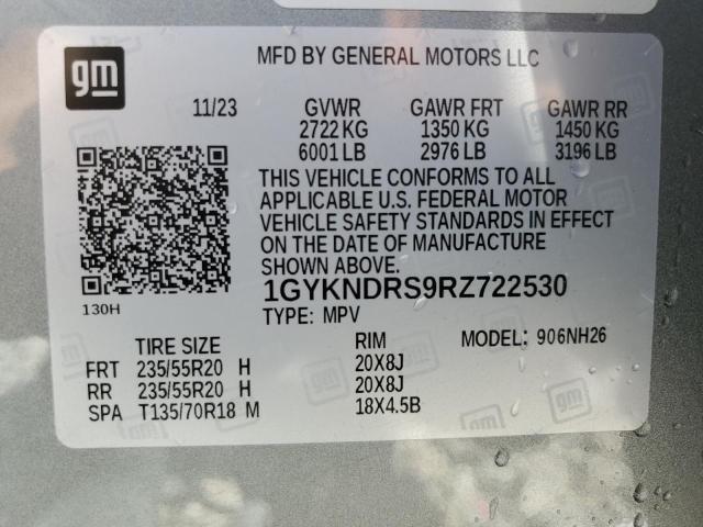 2024 CADILLAC XT5 PREMIU 1GYKNDRS9RZ722530