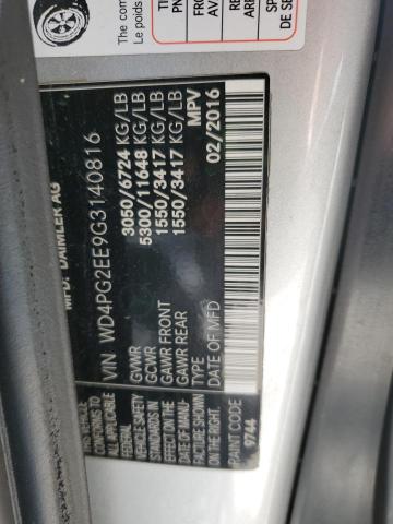 2016 MERCEDES-BENZ METRIS - WD4PG2EE9G3140816