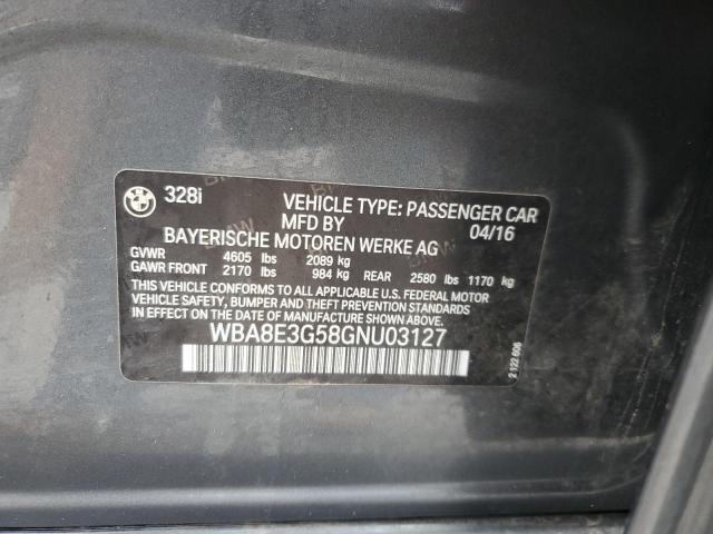 2016 BMW 328 XI SUL WBA8E3G58GNU03127