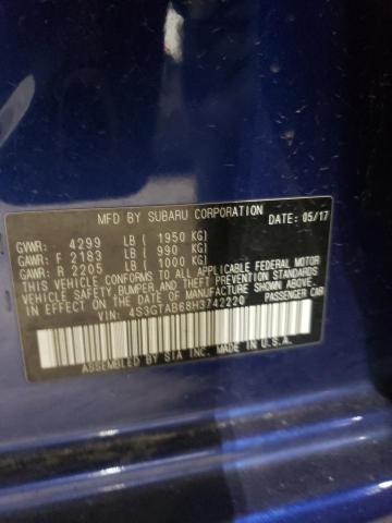 2017 SUBARU IMPREZA PR - 4S3GTAB68H3742220