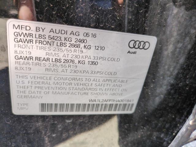 2017 AUDI Q5 PREMIUM - WA1L2AFP3HA001841