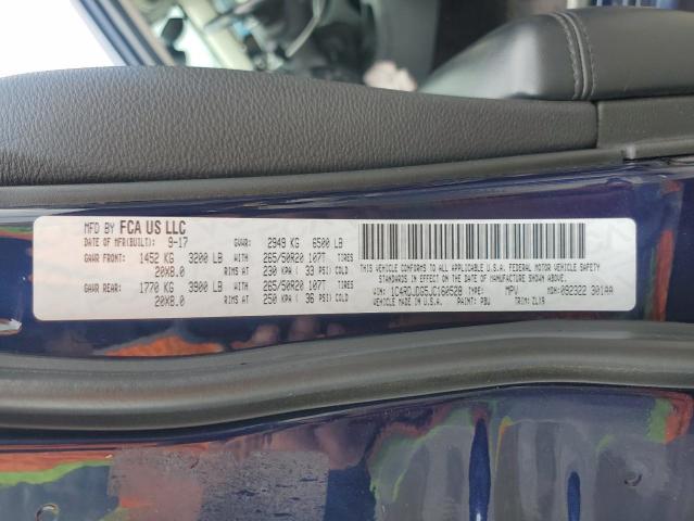 2018 DODGE DURANGO GT 1C4RDJDG5JC160528