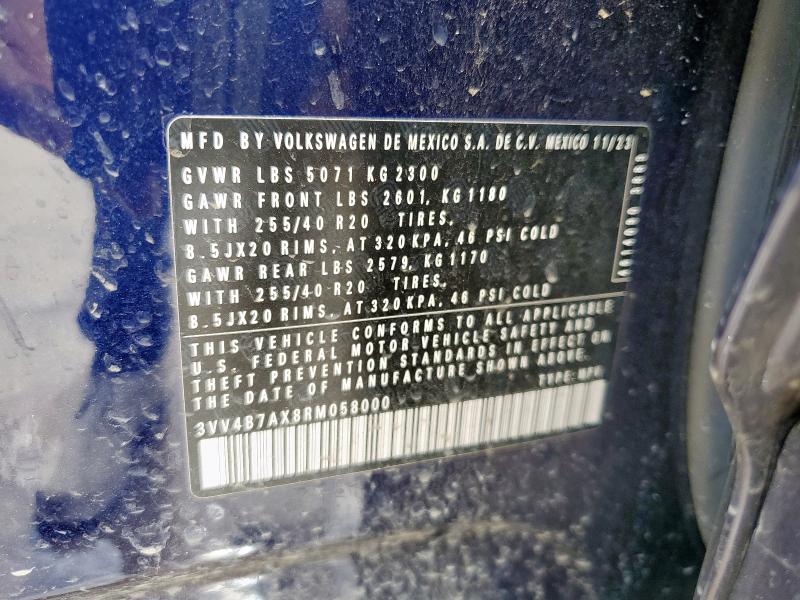 2024 VOLKSWAGEN TIGUAN SEL 3VV4B7AX8RM058000