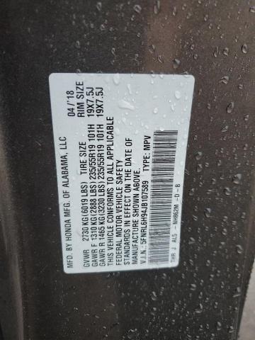 2018 HONDA ODYSSEY EL 5FNRL6H94JB107589