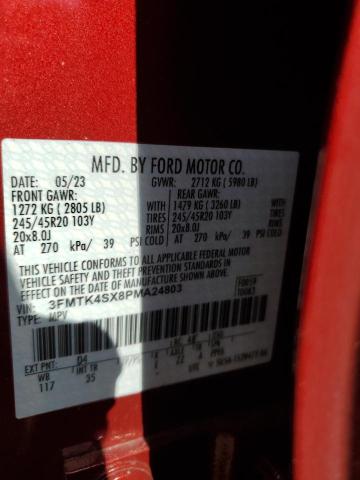 2023 FORD MUSTANG MA 3FMTK4SX8PMA24803