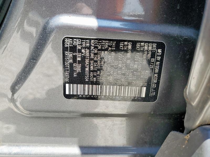 2023 NISSAN ROGUE SV JN8BT3BA2PW007504