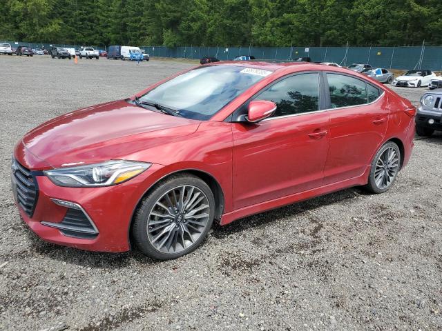 Vin: kmhd04lb4ju523758, lot: 58979395, hyundai elantra sport 2018 img_1
