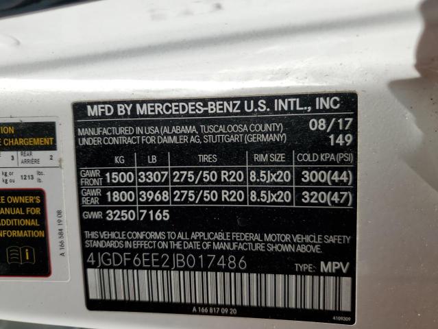 2018 MERCEDES-BENZ GLS 450 4M - 4JGDF6EE2JB017486