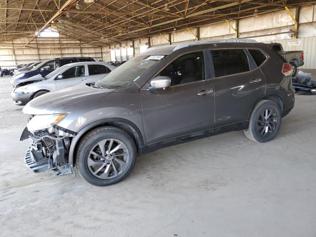 NISSAN ROGUE S 2016 gray  gas 5N1AT2MV2GC782612 photo #1