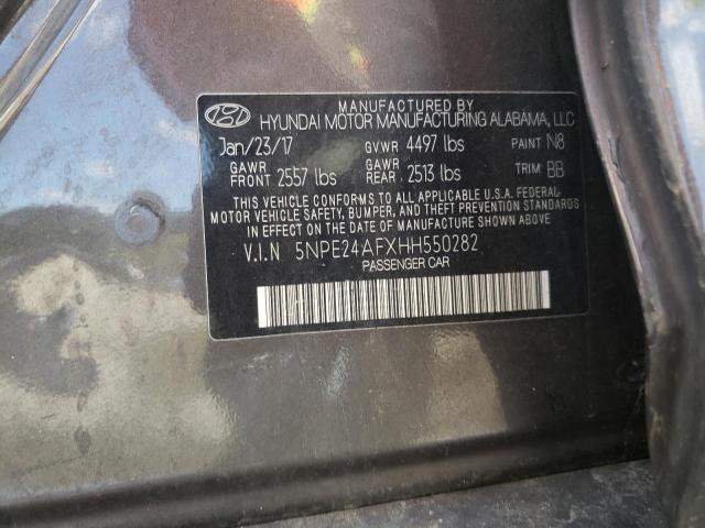 2017 HYUNDAI SONATA SE - 5NPE24AFXHH550282