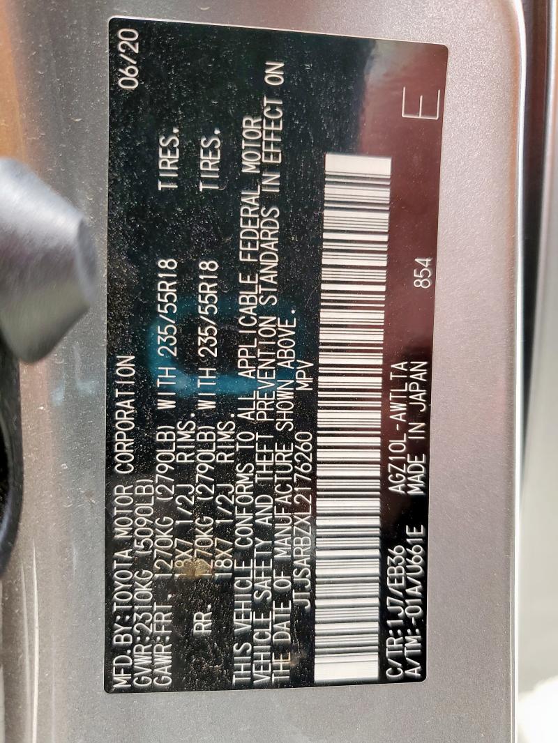 2020 LEXUS NX 300 F S JTJSARBZXL2176260