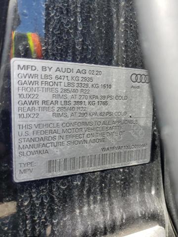 2020 AUDI Q8 PRESTIG - WA1FVAF1XLD018661