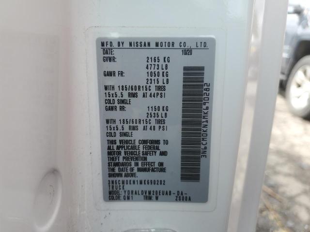2021 NISSAN NV200 2.5S 3N6CM0KN1MK690282