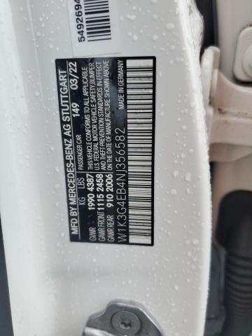 2022 MERCEDES-BENZ A 220 W1K3G4EB4NJ356582