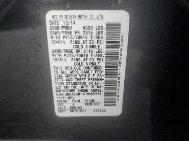 2015 NISSAN ROGUE SELE - JN8AS5MT1FW652264