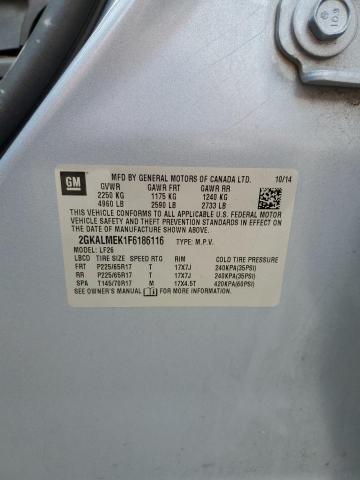 2015 GMC TERRAIN SL - 2GKALMEK1F6186116