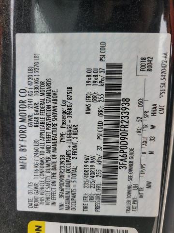 2015 FORD FUSION TIT 3FA6P0D90FR233938