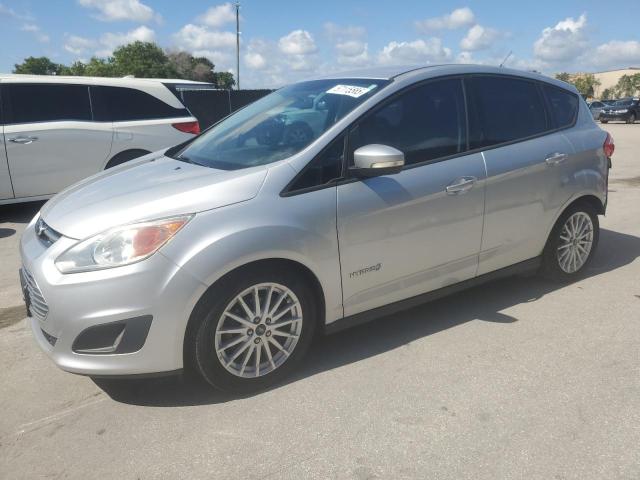 FORD C-MAX SE 2016 silver  hybrid engine 1FADP5AU5GL113825 photo #1