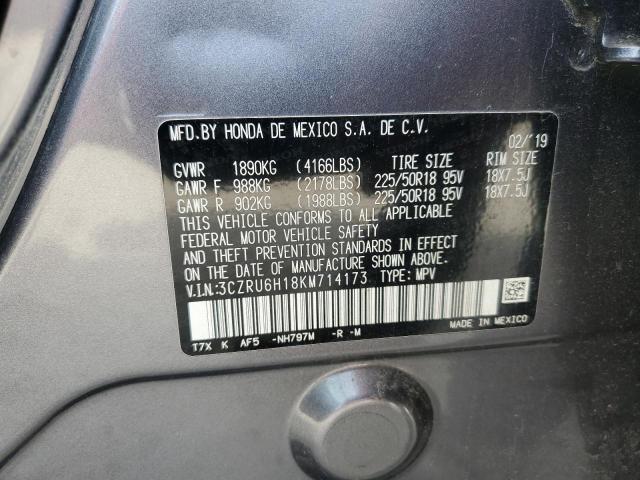 2019 HONDA HR-V SPORT - 3CZRU6H18KM714173