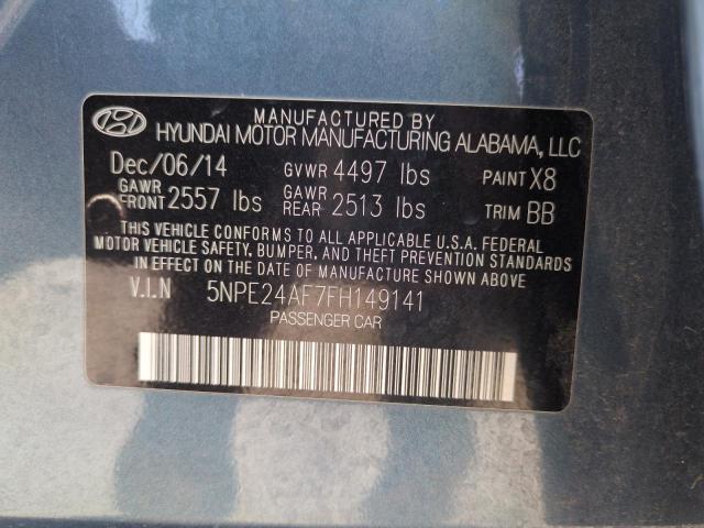 2015 HYUNDAI SONATA SE - 5NPE24AF7FH149141