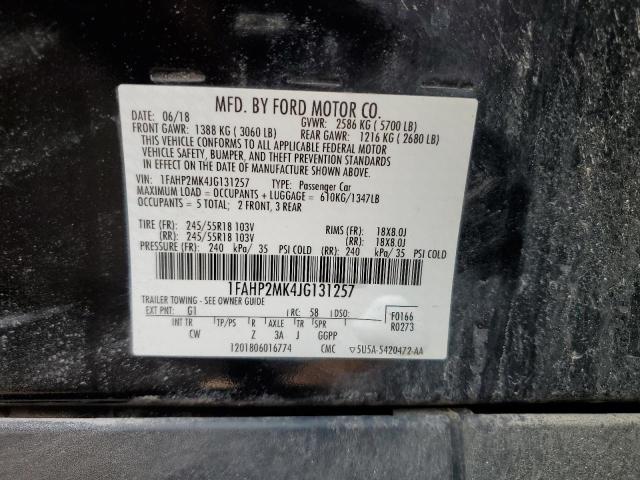 2018 FORD TAURUS POL - 1FAHP2MK4JG131257