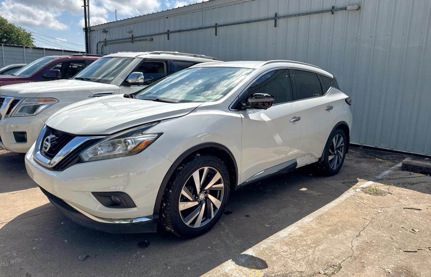 Vin: 5n1az2mh8fn287214, lot: 58750485, nissan murano s 20152