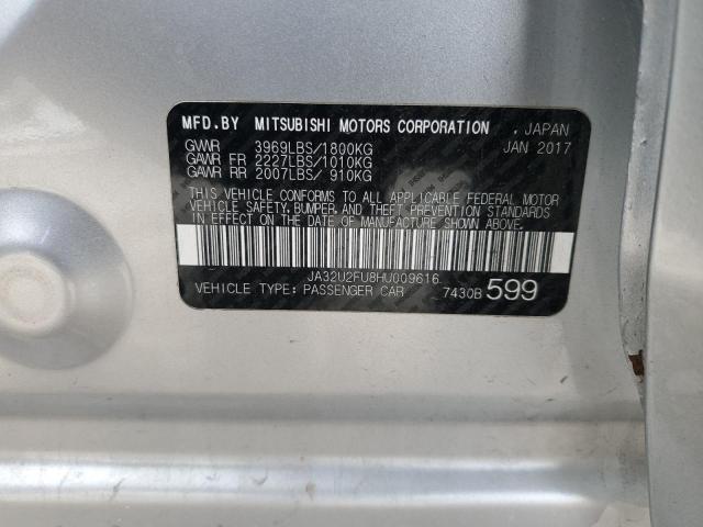 2017 MITSUBISHI LANCER ES JA32U2FU8HU009616