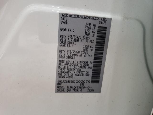 2024 NISSAN MURANO SV 5N1AZ2BS5RC102079