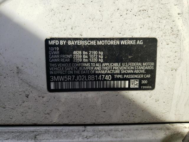 2020 BMW 330XI - 3MW5R7J02L8B14740