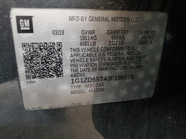 2018 CHEVROLET MALIBU LT - 1G1ZD5ST4JF199576