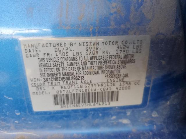2021 NISSAN VERSA SV - 3N1CN8EV5ML896213