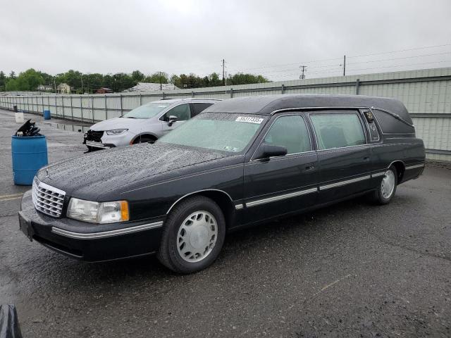CADILLAC COMMERCIAL 1998 black hearse gas 1GEEH90Y2WU500355 photo #1