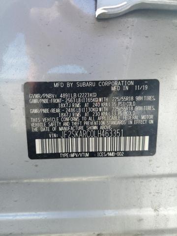 2020 SUBARU FORESTER S JF2SKARC0LH463351