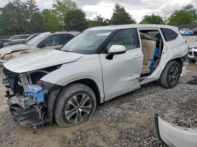 Vin: 5tdgzrbh2ns256124, lot: 55509615, toyota highlander xle 2022 img_1