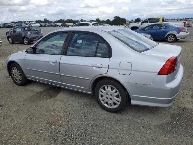 HONDA CIVIC LX 2005 silver  gas 2HGES155X5H624404 photo #3