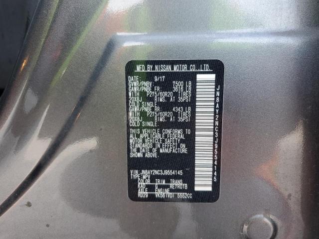 2018 NISSAN ARMADA SV - JN8AY2NC3J9554145