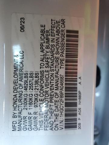 2023 HONDA ACCORD TOU - 1HGCY2F89PA046687
