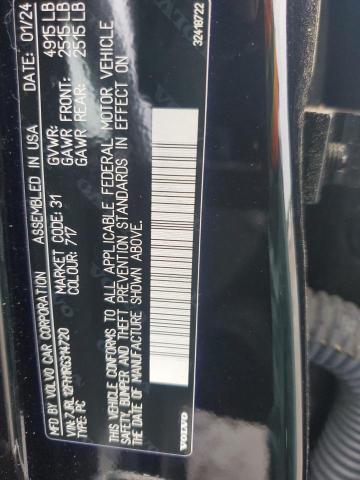 2024 VOLVO S60 PLUS 7JRL12FH1RG314720