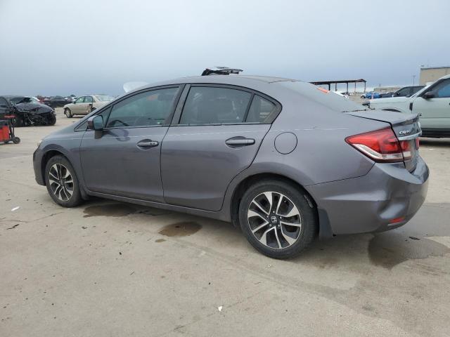 HONDA CIVIC EX 2014 silver  gas 19XFB2F89EE037138 photo #3