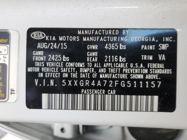 2015 KIA OPTIMA SX - 5XXGR4A72FG511157