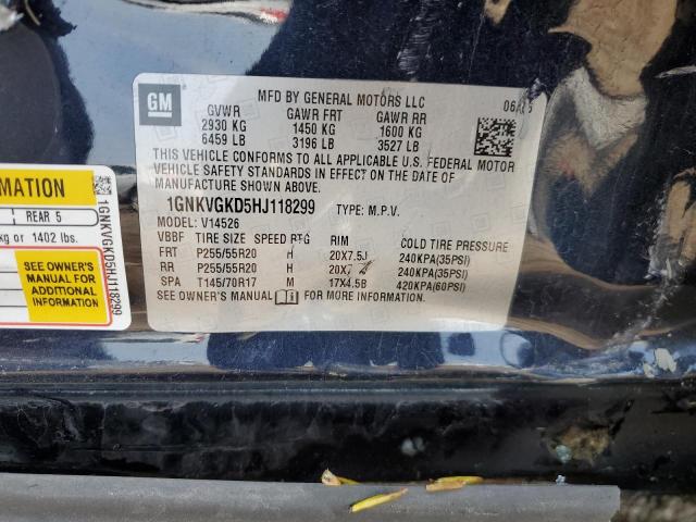 2017 CHEVROLET TRAVERSE L - 1GNKVGKD5HJ118299