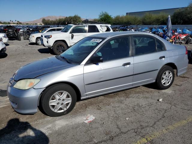 HONDA CIVIC DX V 2004 silver sedan 4d gas 2HGES16394H619190 photo #1