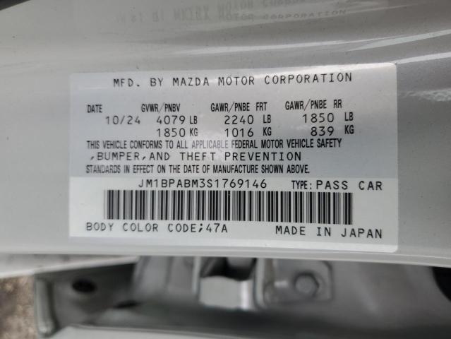 2025 MAZDA 3 SELECT S JM1BPABM3S1769146
