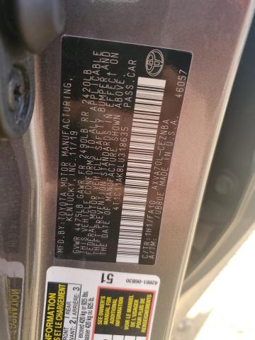 2020 TOYOTA CAMRY LE - 4T1C11AK8LU318635