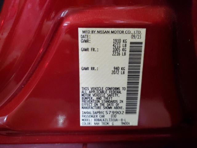 2015 NISSAN ALTIMA 2.5 - 1N4AL3AP9FC579902