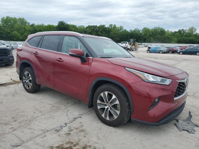 Vin: 5tdgzrbh1ls051892, lot: 55245955, toyota highlander xle 20204