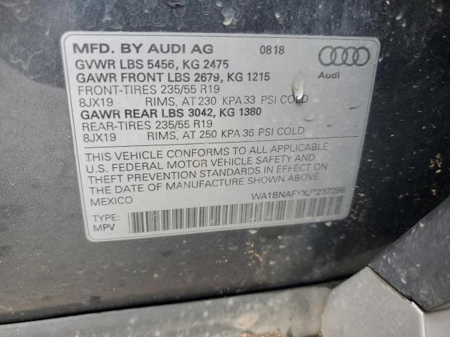 2018 AUDI Q5 PREMIUM - WA1BNAFYXJ2237298