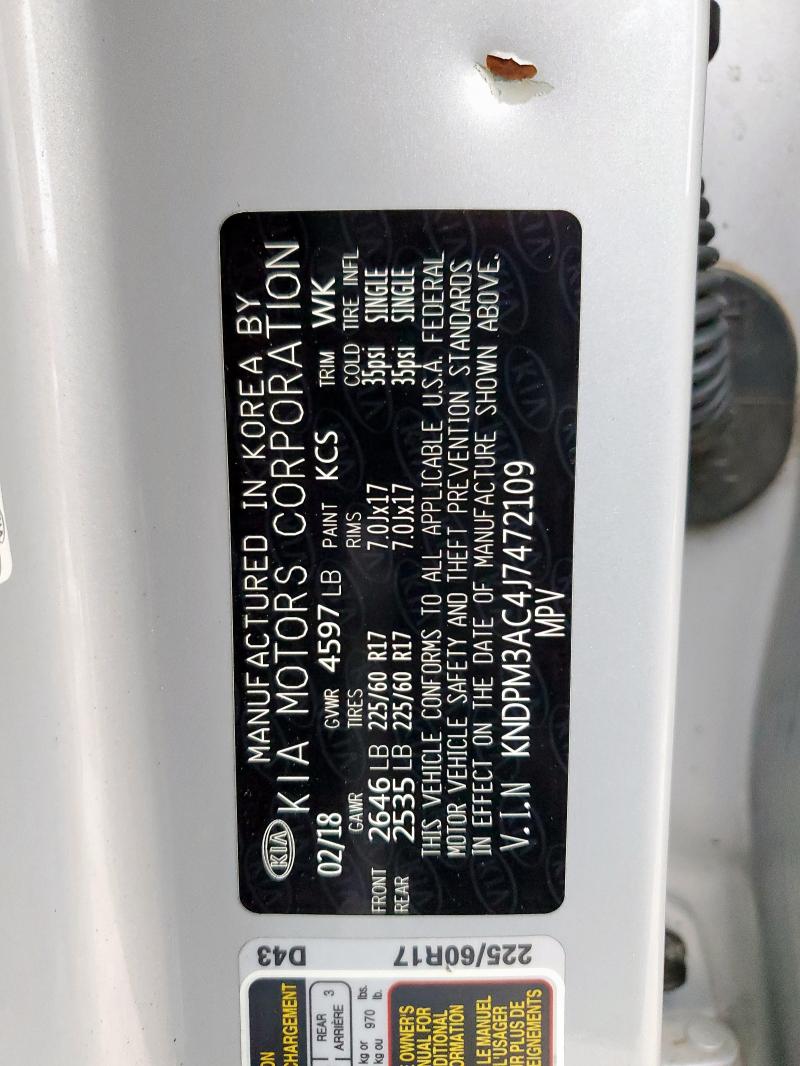 2018 KIA SPORTAGE L #3296383662